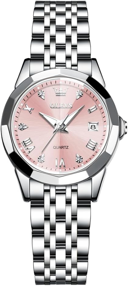 OLEVS Reloj de moda impermeable de lujo para mujer