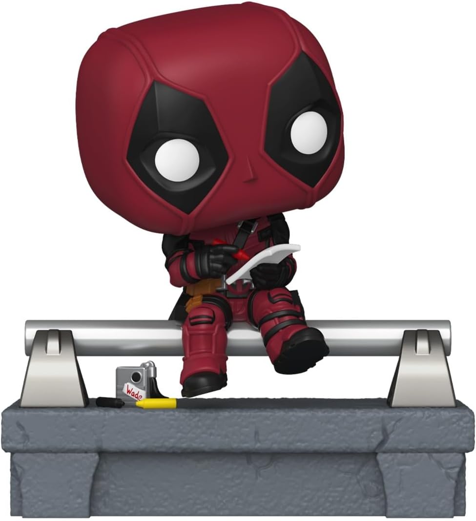 Funko Pop! Deluxe: Deadpool - Deadpool on Bridge - Figura de vinilo...