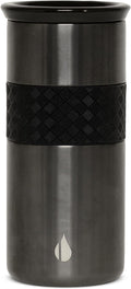 Elemental Artisan - Vaso aislado de triple pared, taza de viaje para café, reutilizable, de acero inoxidable, con tapa de cerámica, tazas térmicas de café para bebidas calientes (6 horas) y frías (18