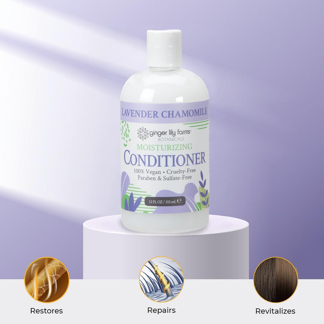 Ginger Lily Farms Botanicals - Acondicionador hidratante para cabel...