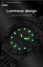 OPK Reloj de pulsera para mujer de acero inoxidable para mujer