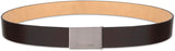 Calvin Klein Cinturón con hebilla de placa moderna y detalle de log...