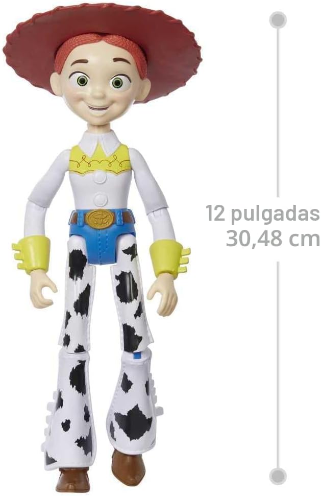 Mattel Disney y Pixar Toy Story Figura de acción grande, Jessie pos...