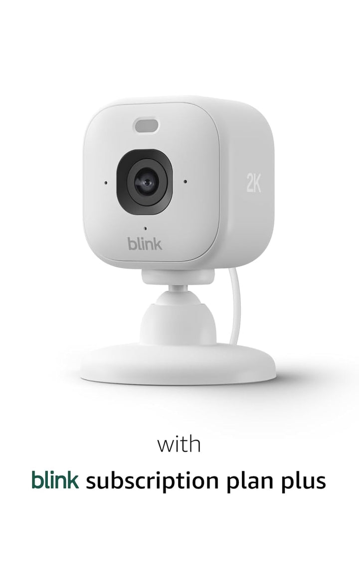 Blink Mini 2K+ (último modelo) con suscripción Plus por un año. Cám...