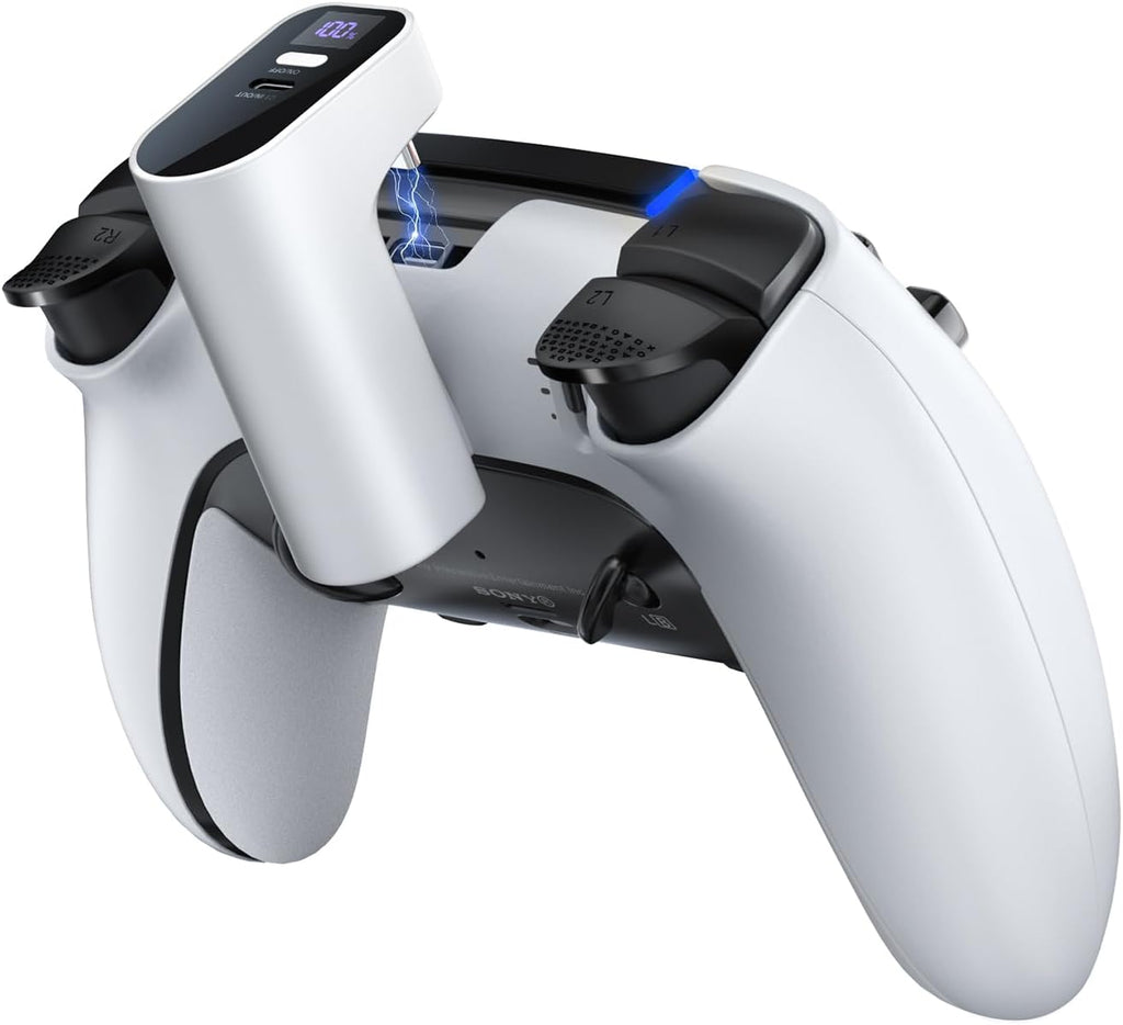 Cargador para controlador PS5, paquete de baterías para PlayStation DualSense y Edge