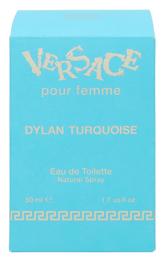 Versace Dylan Turquoise Pour Femme, Espray EDT para mujer, 50 ml