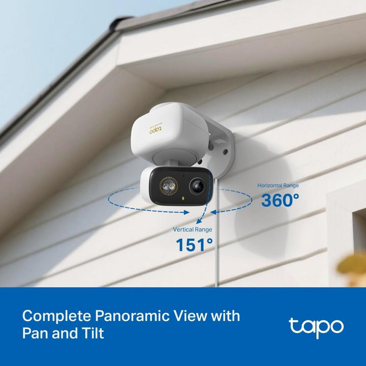 Tapo 3K 5MP Cámara de seguridad Pan\/Tilt para interiores\/exterior...