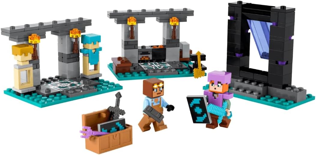 LEGO Minecraft - Juego de construcción de The Armory