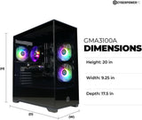 CYBERPOWERPC Gamer Master Gaming PC, AMD Ryzen 5 5500 3.6GHz, Radeo...