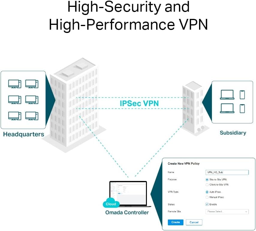 TP-Link ER8411 Enterprise Wired 10G VPN Router - Hasta 10 puertos W...