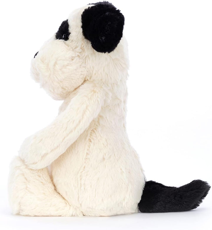 Muñeco de peluche cachorro negro y crema Jellycat Bashful, Negro y...