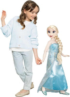 JAKKS Pacific Frozen Playdate Elsa - Muñeca de 32 pulgadas de alto