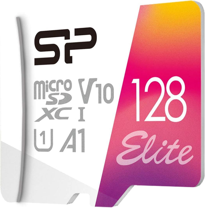 Silicon Power - Paquete de 3 tarjetas de memoria microSDXC Elite UH...