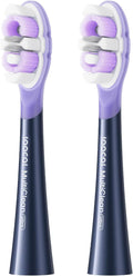 Soocas Multiclean - Cabezales de repuesto para cepillos de dientes eléctricos ultra suaves, compatibles con NEOS II y NEOS II Ultra, 2 cabezales de cepillo, cerdas suaves, azul medianoche