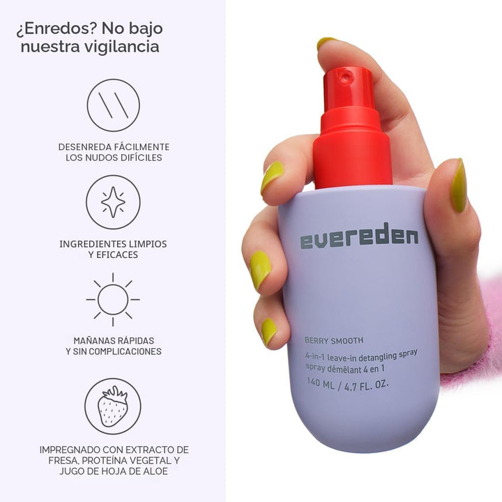 Espray desenredante para niños Evereden: Spray para cabello de 4 en...