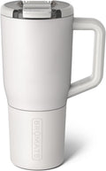 BrüMate Müv - Taza de café aislada 100% a prueba de fugas de 25 onzas con asa y tapa - Taza de café de viaje de acero inoxidable - Taza de café de doble pared (Dune)