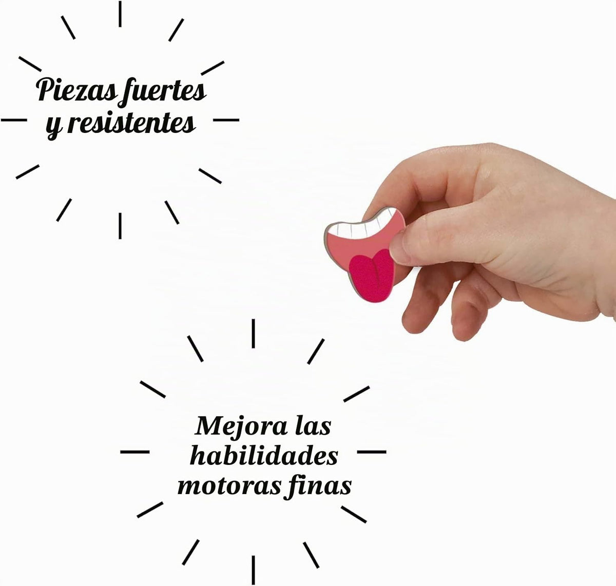 Janod MagnetiBook - Juego de 66 piezas magnéticas para niñas de 3 años en adelante, juego creativo, mejora la creatividad y el aprendizaje, incluye 55 piezas magnéticas y 10 tarjetas