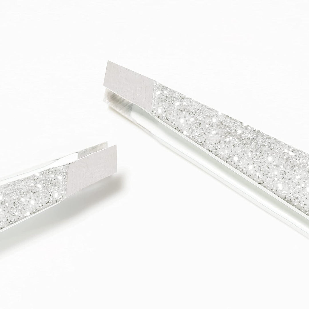 Tweezerman - Pinza inclinada exclusiva Moon Dust, pinzas para depil...