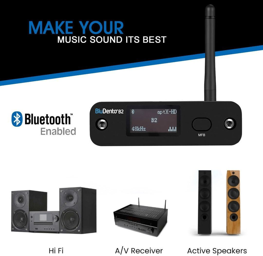 Receptor de audio Bluetooth de alta fidelidad B2 LDAC aptX HD para estéreo
