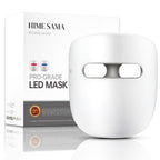 HIME SAMA Máscara facial LED, máscara LED de 8 colores para el cuid...