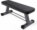 Finer Form Essential Flat Weight Bench para Home Gym, 1,000 lb Capacity