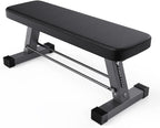 Finer Form Essential Flat Weight Bench para Home Gym, 1,000 lb Capacity