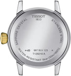 Tissot Classic Dream, cuarzo suizo, 1.102 in, esfera plateada, reloj para mujer