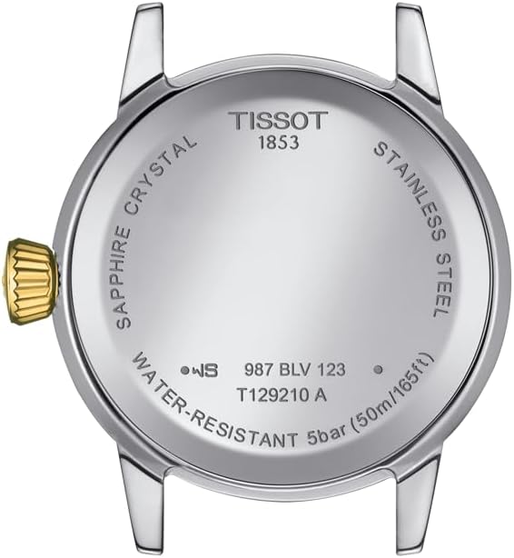 Tissot Classic Dream, cuarzo suizo, 1.102 in, esfera plateada, reloj para mujer