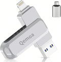 Memoria USB de 512 GB con certificación MFi para iPhone, Plateado