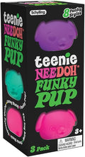 Schylling NeeDoh Teenie Funky Pups - Juguete sensorial
