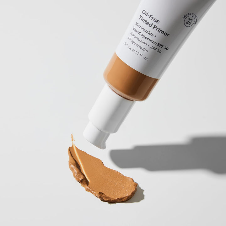 Glo Skin Beauty Primer tintado sin aceite SPF 30, (ligero) 1.7 oz \...