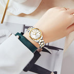 OLEVS Reloj de Lujo para Mujeres, Modo Pequeño de Muñeca, Acero Inoxidable, Reloj para Damas, Calendario