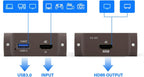 Redragon VC321 - Tarjeta de captura de video 4K, USB 3.0 1080p 60 fps captura de video, paso HDMI 4K, transmisión de latencia cero, compatible con Windows/Mac, captura de juegos para PS5, Xbox, NS