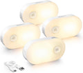 Luz nocturna de batería recargable con sensor de movimiento, paquete