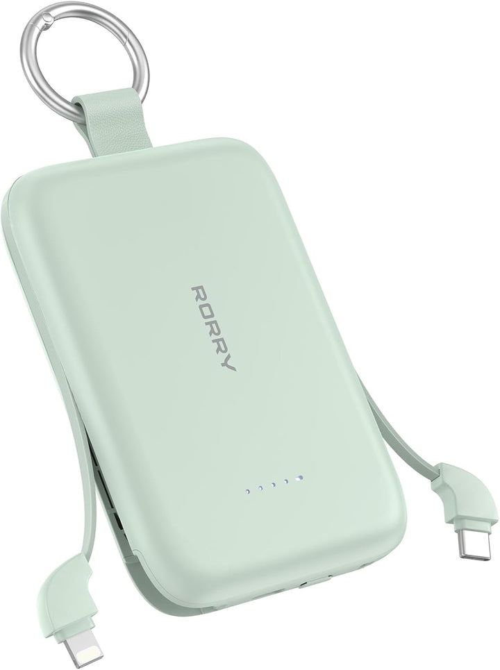RORRY Cargador portátil, 10000 mAh PD 30 W, cargador portátil de ca...