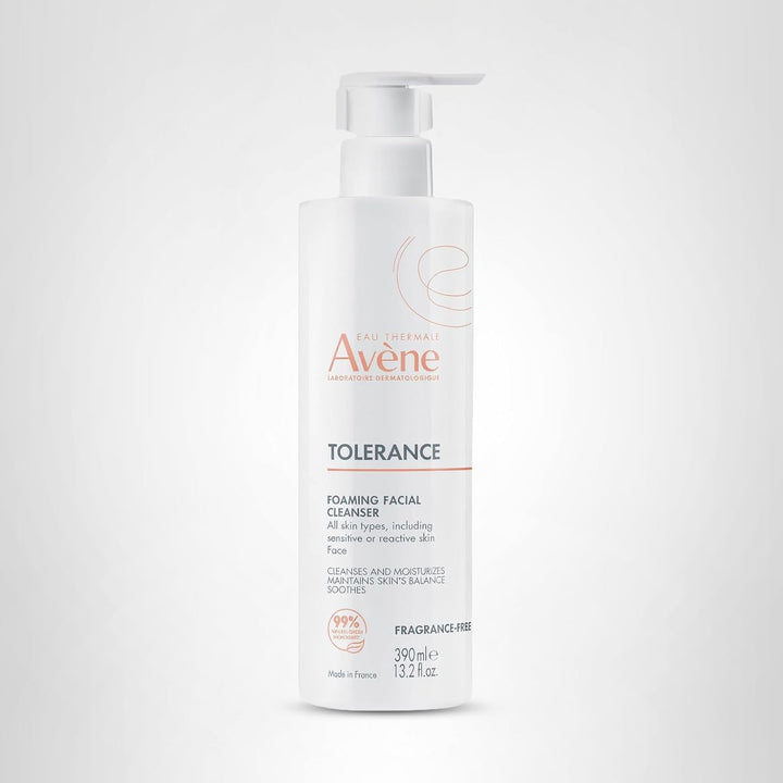 Avène Tolerance Limpiador facial en espuma diario, para todo tipo d...