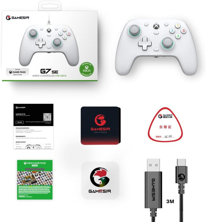 GameSir G7 SE Plud and Play Controller with Hall Effect Joysticks\/...