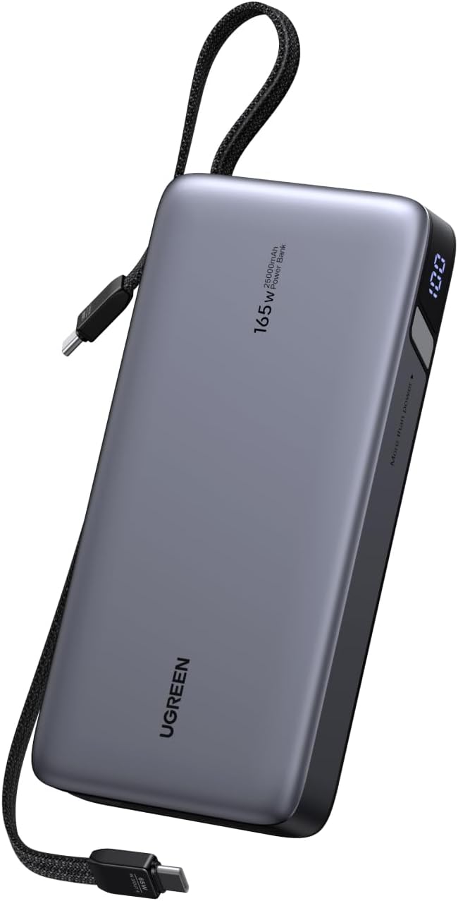 UGREEN Nexode Banco de Energía, Cargador Portátil para Laptop de 25...