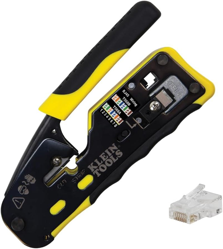Klein Tools 80024 Herramienta de trinquete para cable de datos y he...