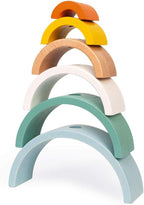 Janod - Sweet Cocoon - Juguete de madera para tirar - Tortuga Arco Iris - 7