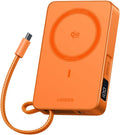 UGREEN MagFlow - Banco de energía de 10,000 mAh, carga inalámbrica...
