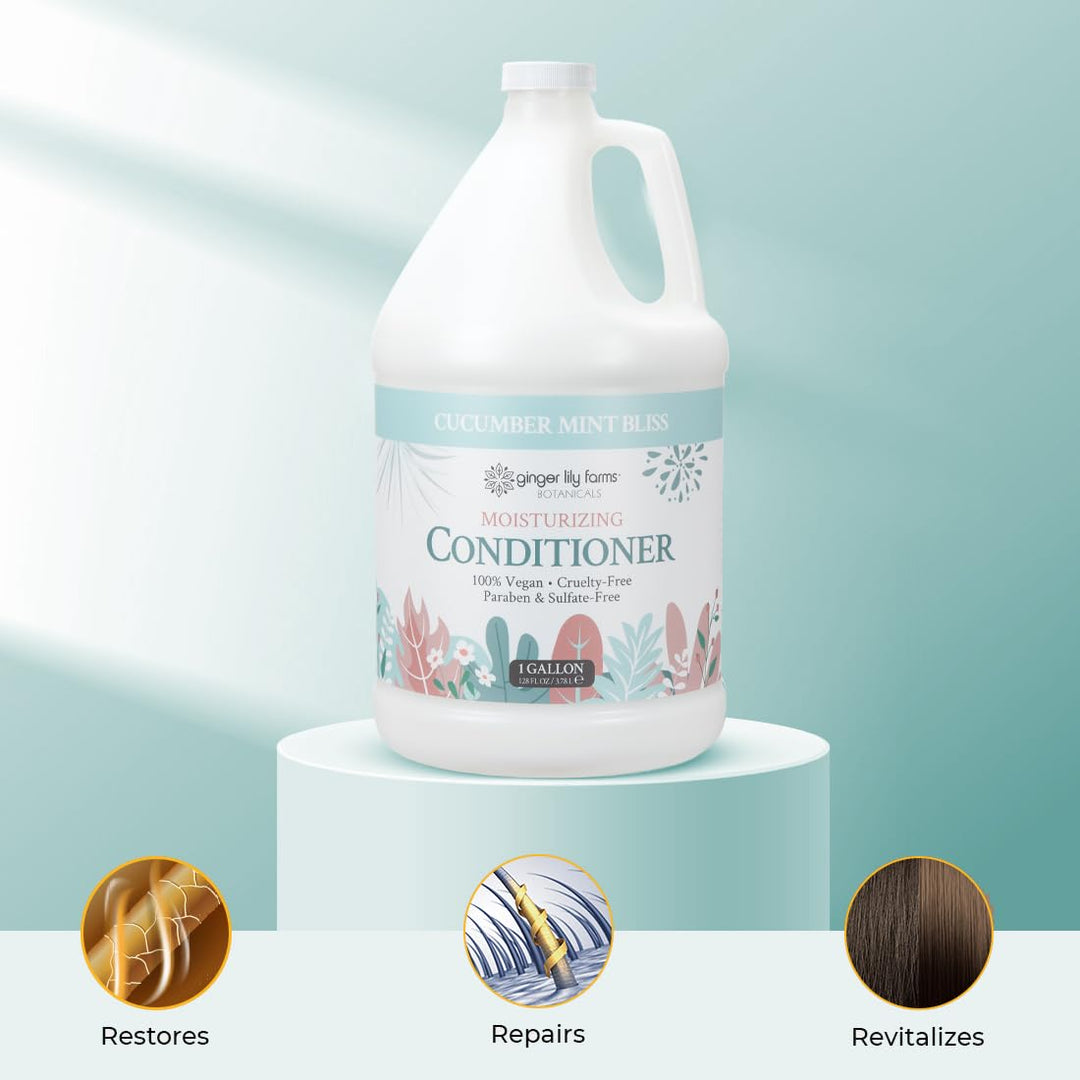 Ginger Lily Farms Botanicals - Acondicionador hidratante para cabel...
