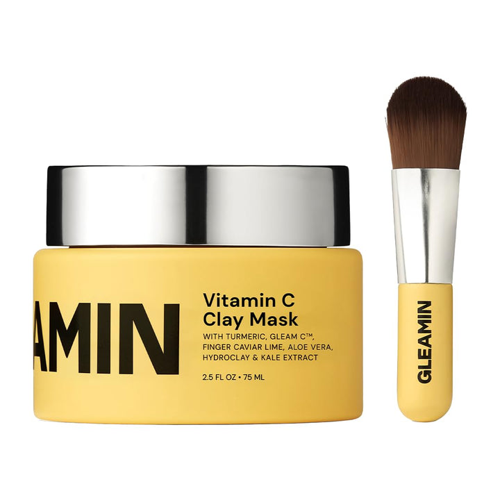 Gleamin Máscara de arcilla de vitamina C para manchas oscuras, masc...