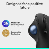 Logitech Ergo M575S Ratón Trackball Inalámbrico Ergonómico, Negro\/...