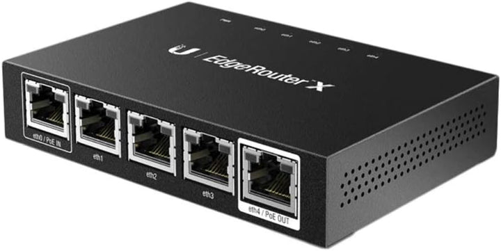 Ubiquiti Networks EdgeRouter X, enrutador Gigabit de 4 puertos, ER-...
