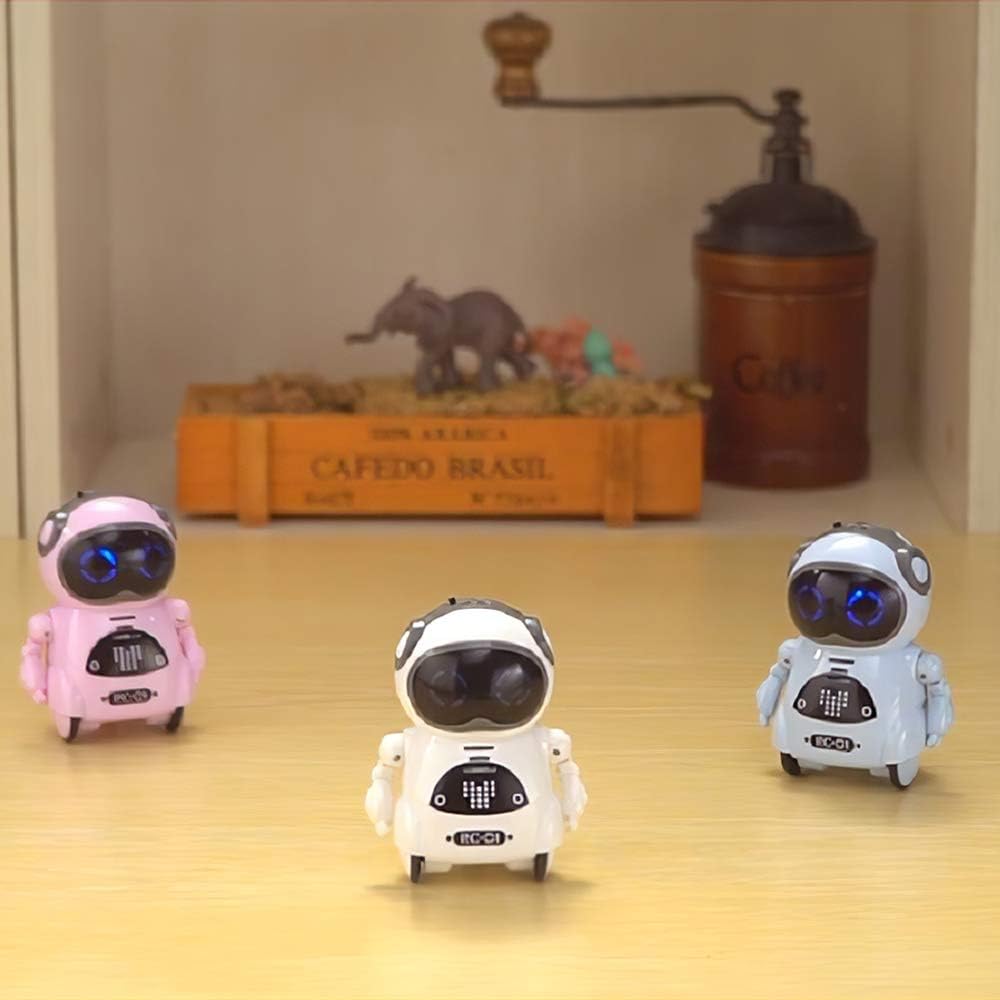 GoolRC 939A Robot de Bolsillo que Habla, Diálogo Interactivo con Reconocimiento de Voz, Grabación, Canto, Danza, Cuento de Historias, Mini Robot