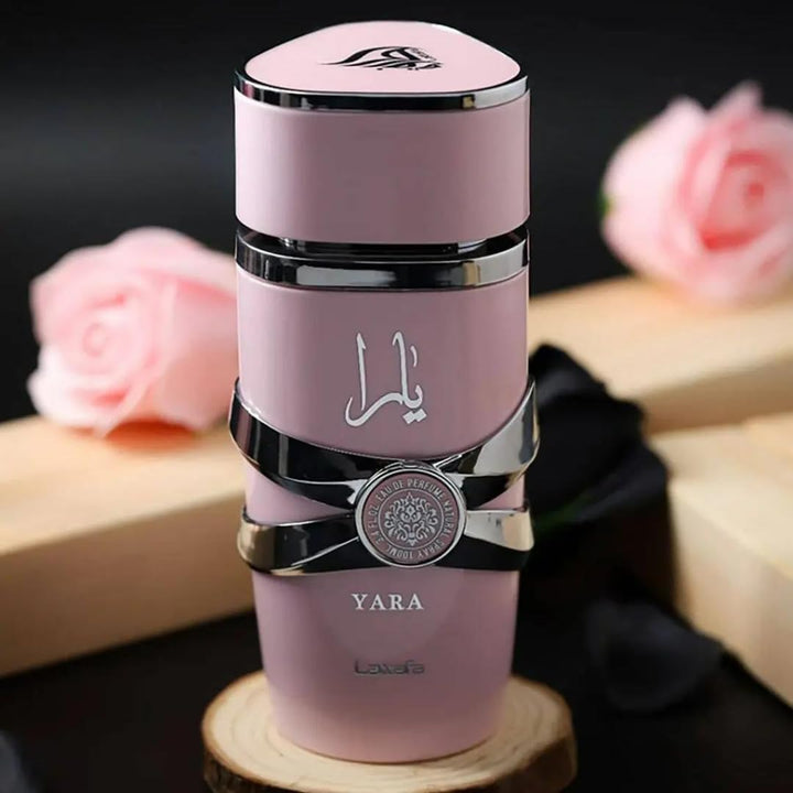 Lattafa Yara - Eau de Parfum en espray para mujer, 3.4 onzas (paque...