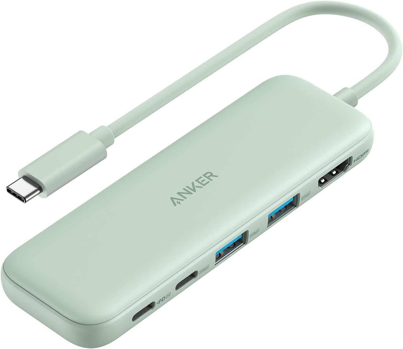 Anker Hub USB C, concentrador USBC a HDMI 5 en 1 con pantalla 4K, U...