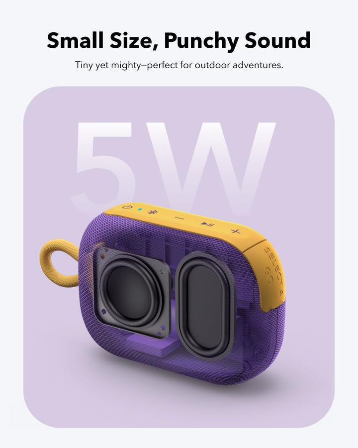 Soundcore Select 4 Go - Altavoz Bluetooth de ducha de Anker, IP67 I...