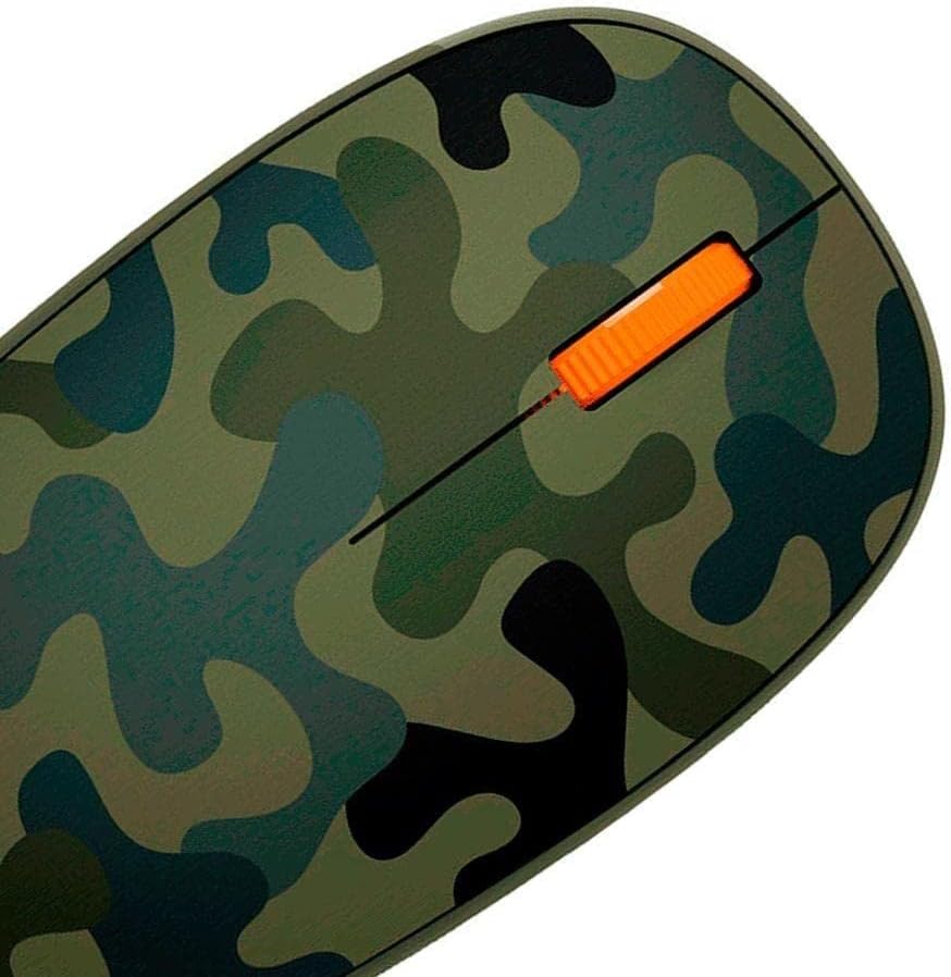 Ratón Bluetooth Microsoft - Camuflaje Forestal. Diseño Compacto y C...